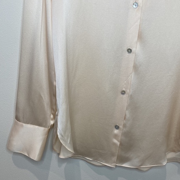 Vince Ivory Silk Blouse - Picture 8 of 8